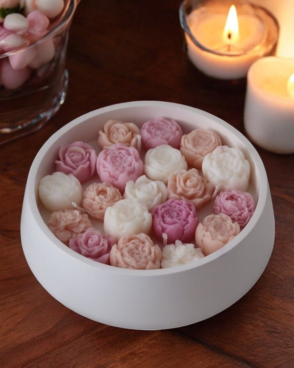 Mak Fleur: Velas Decorativas de Diseño Floral Elegante - vista alternativa