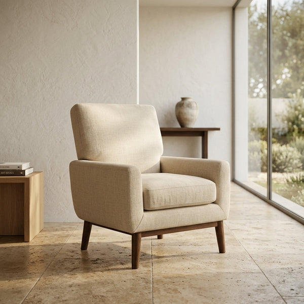 Sillón Tranquillità · Pino Minimalista: Tu Refugio Cómodo - vista alternativa
