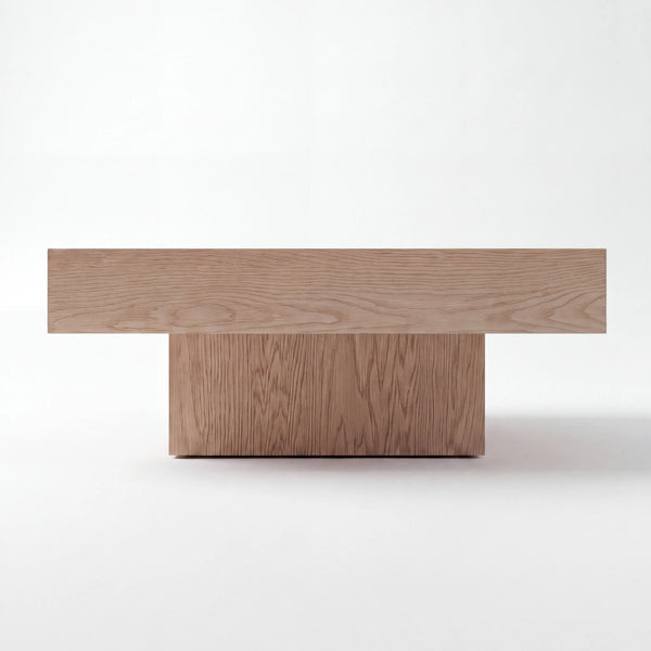 Mesa de Centro Cuadrada Aosta en Roble Blanco Nórdico · Ingletada - vista alternativa