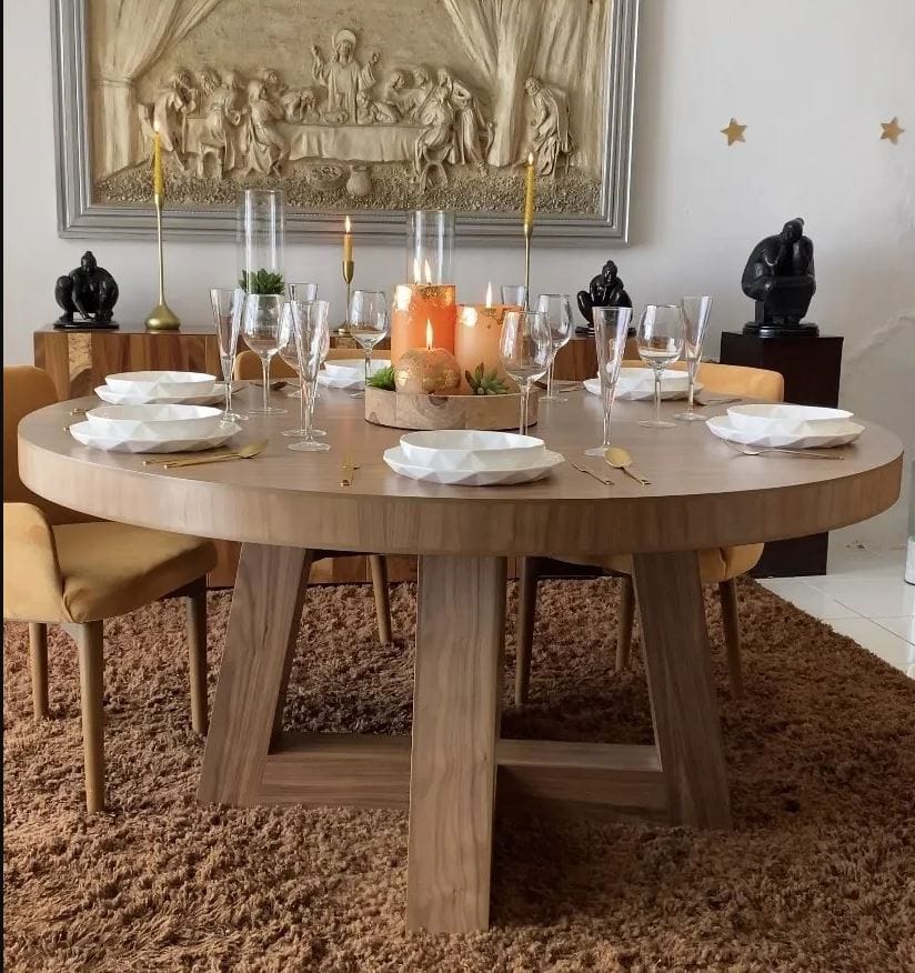Mesa de Comedor Momento · Nogal · Diseño Exquisito