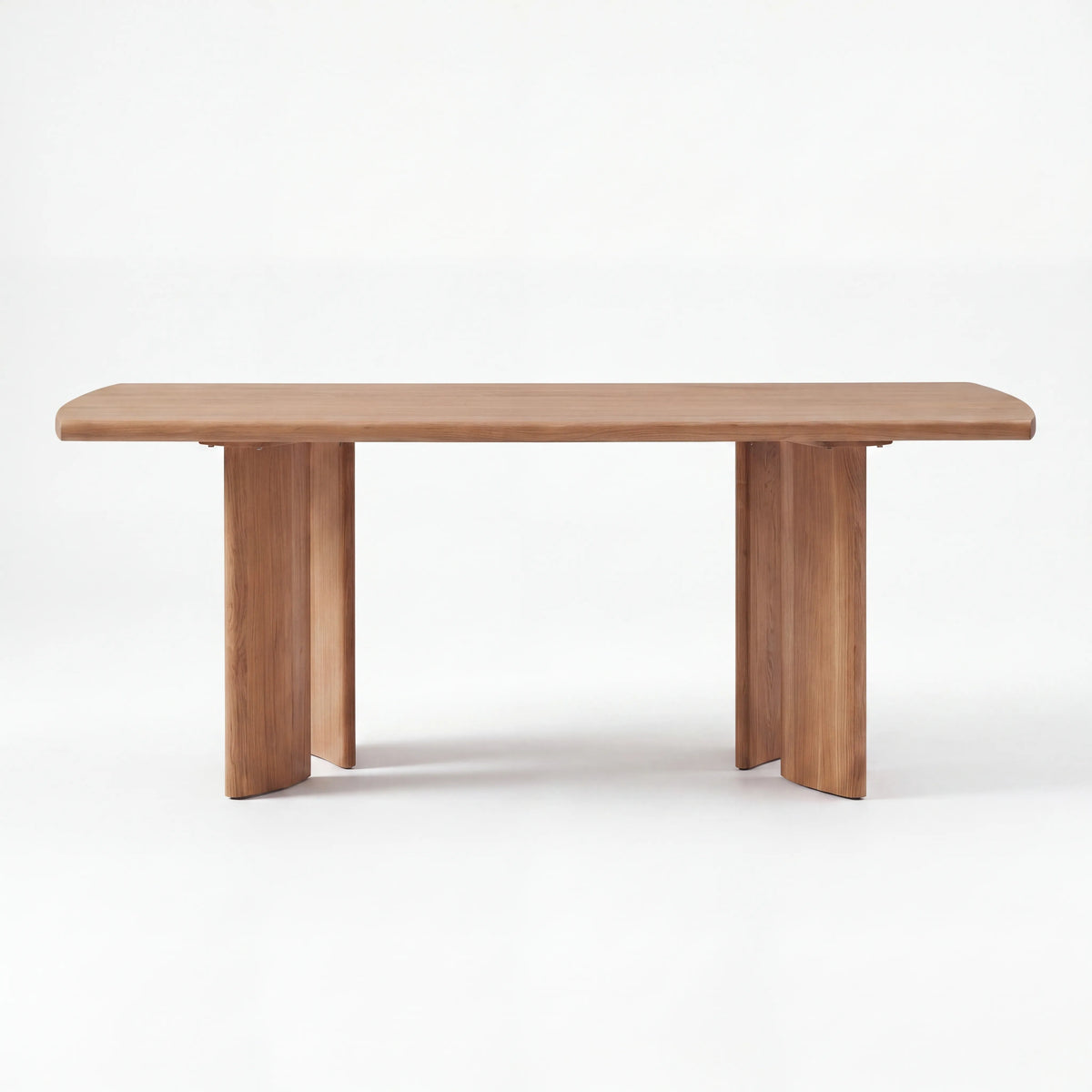 Mesa de Comedor Rectangular en Nogal con Patas Angulares de Diseño - Hero Portada | LEMICH Alta Ebanistería Residencial