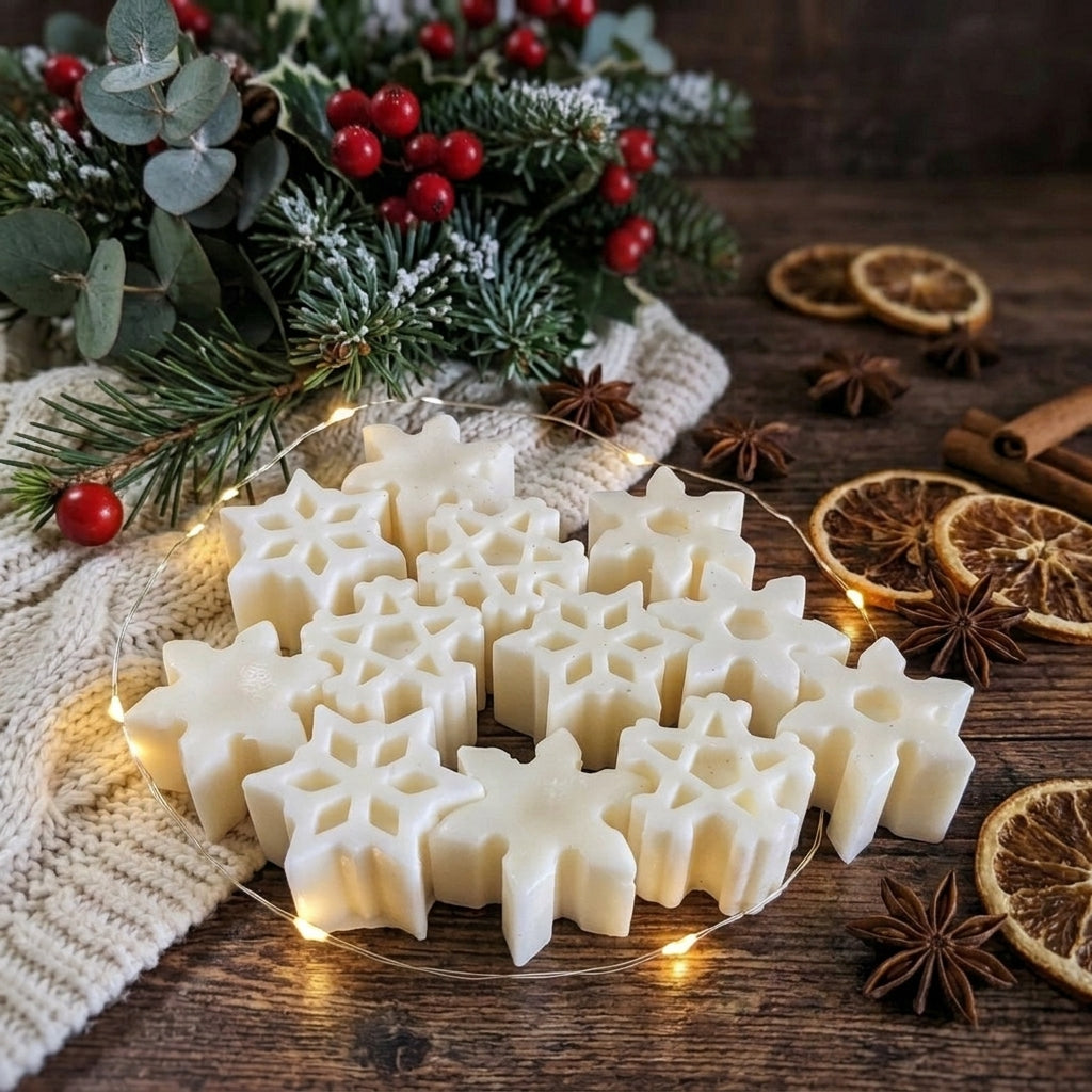 Waxmelt aromaticos 12 pzas estrellas.