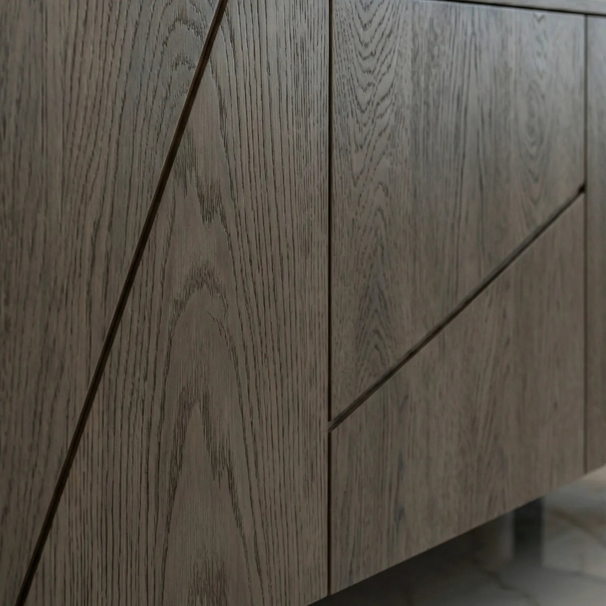 Buffet Génova – Credenza Gris Minimalista