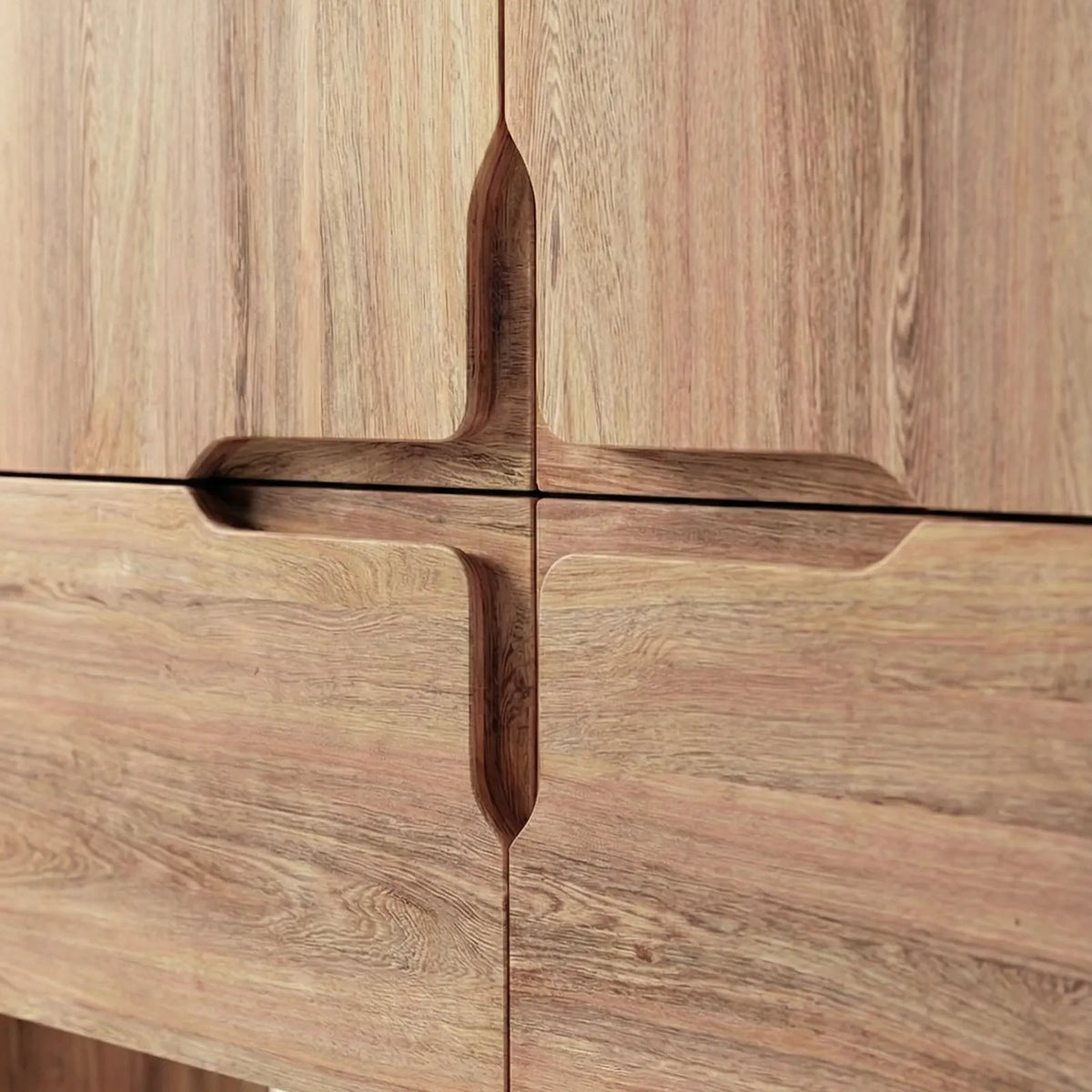 Buffet Lucca – Credenza Moderna en Rosa Morada