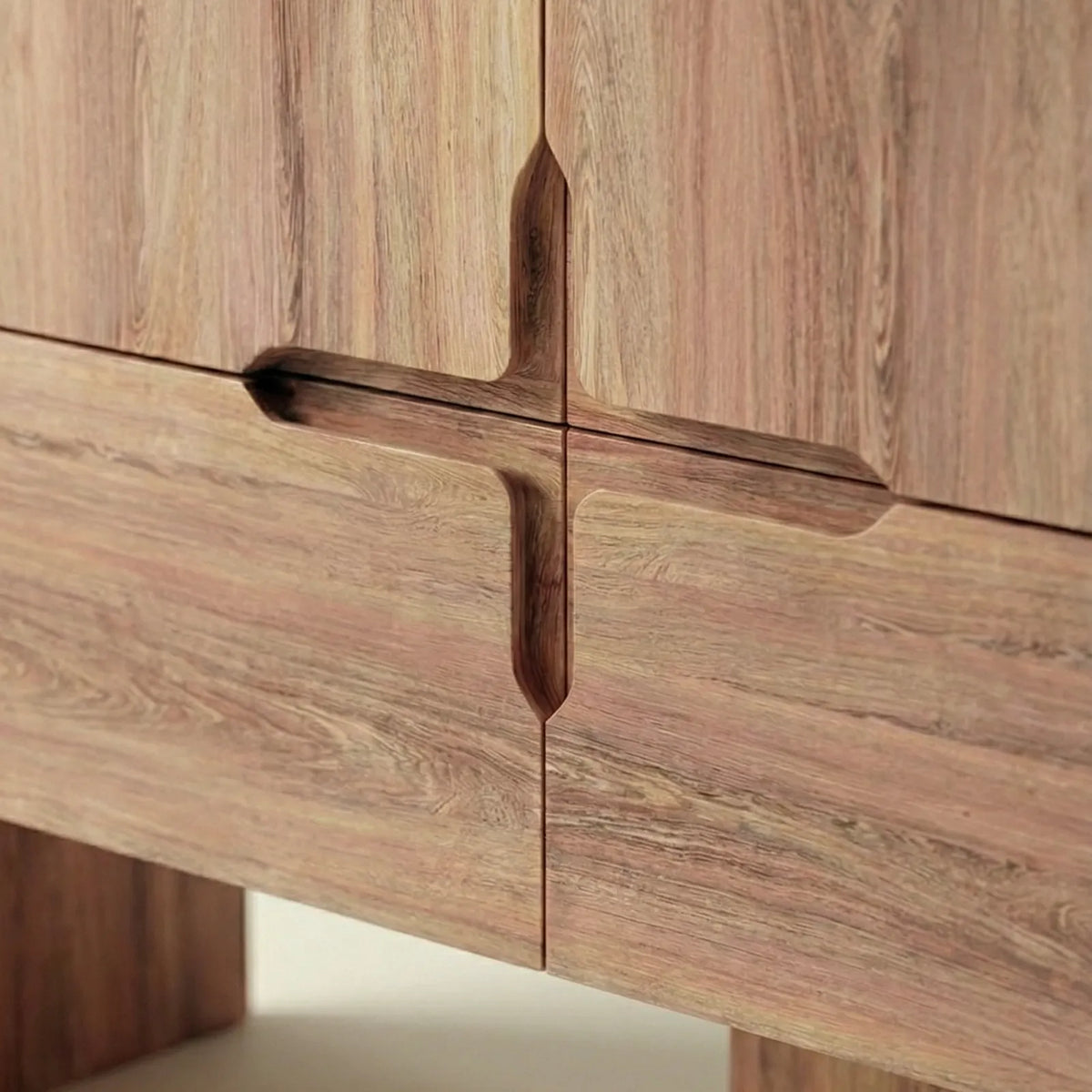 Buffet Lucca – Credenza Moderna en Rosa Morada
