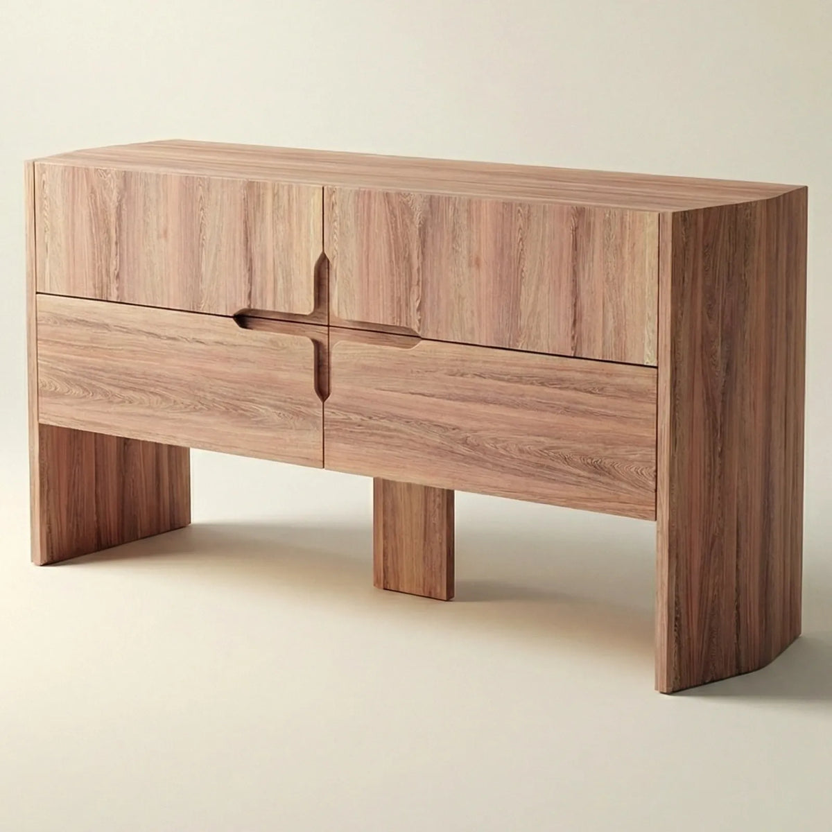 Buffet Lucca – Credenza Moderna en Rosa Morada
