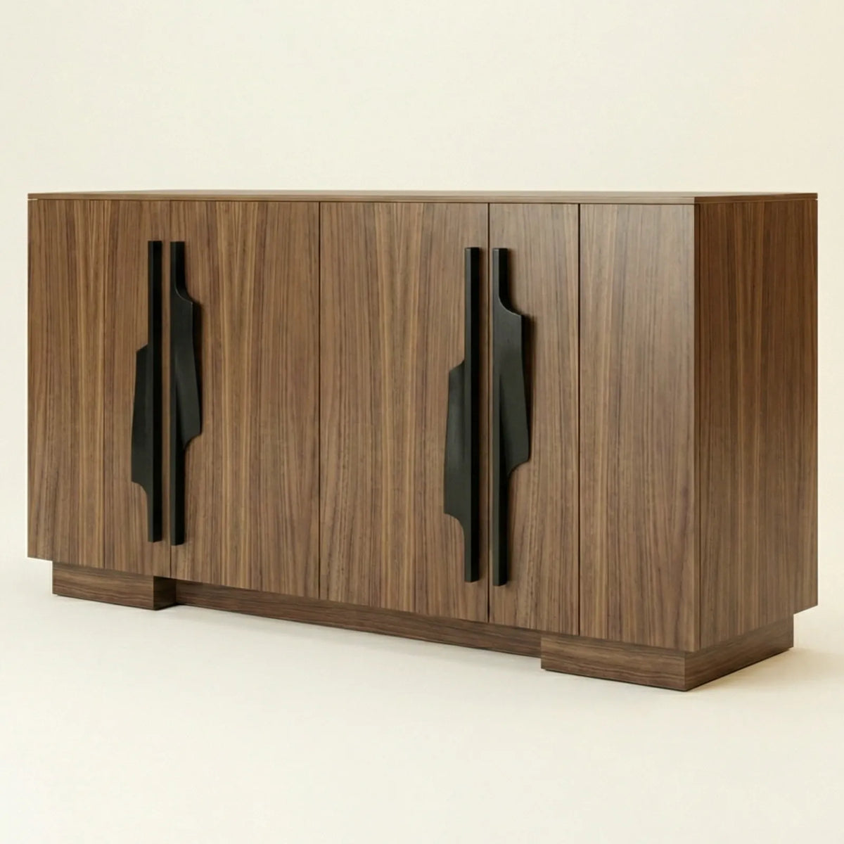 Buffet Vittorio – Credenza Moderna en Nogal Natural