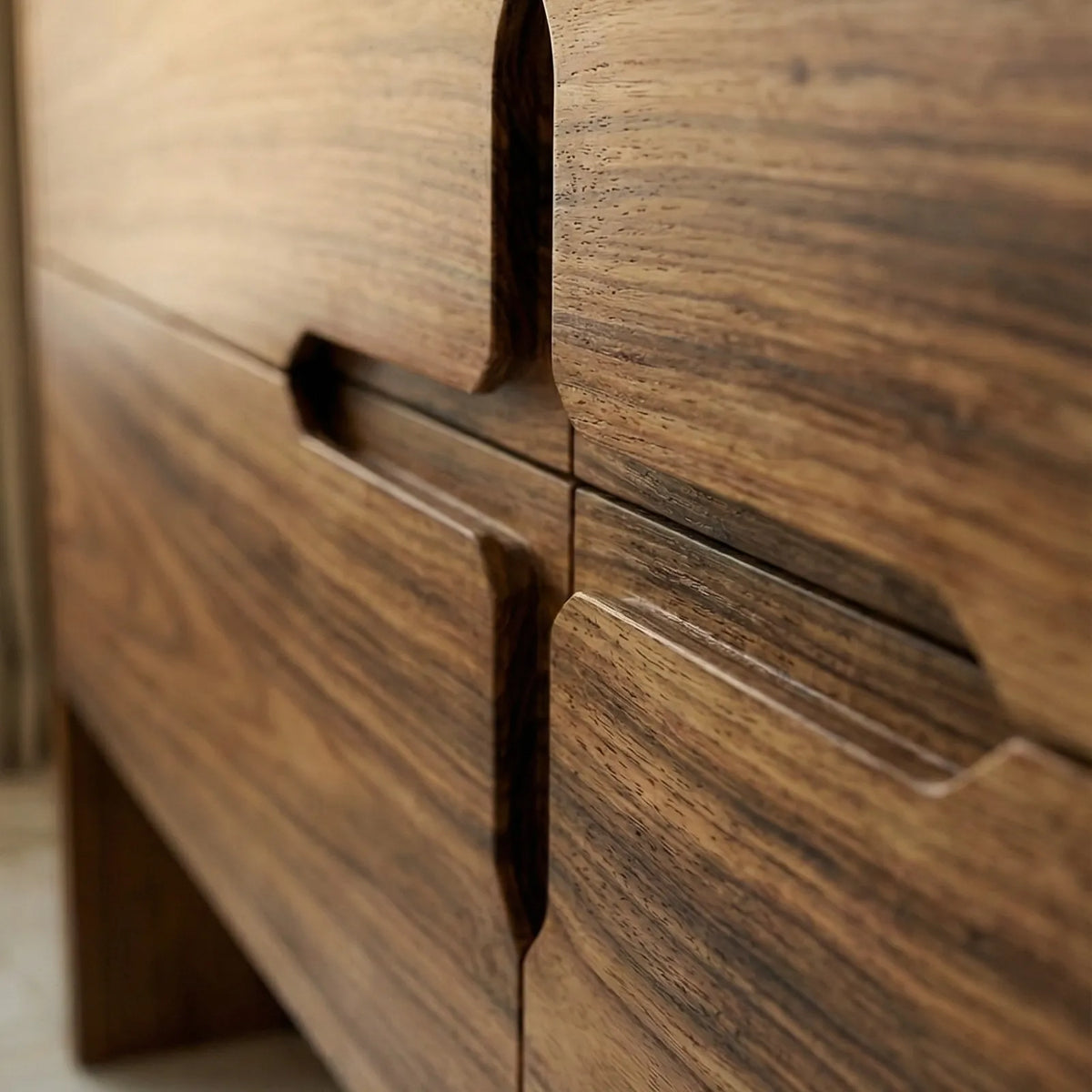 Buffet Trento – Credenza Minimalista en Nogal
