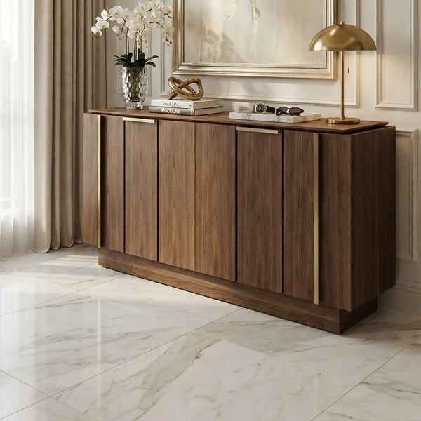 Buffet Catania – Credenza Monolítica en Parota - vista alternativa