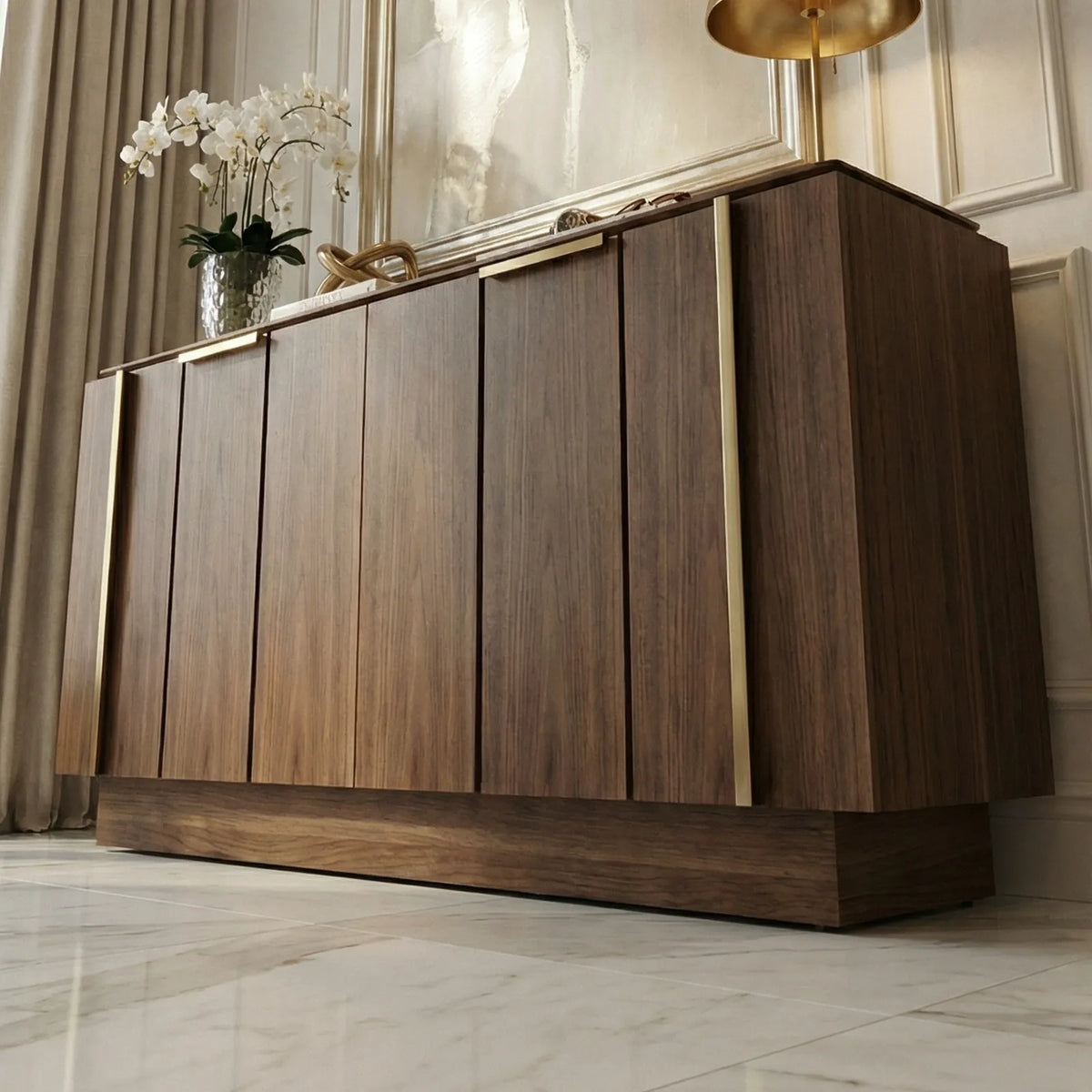 Buffet Catania – Credenza Monolítica en Parota