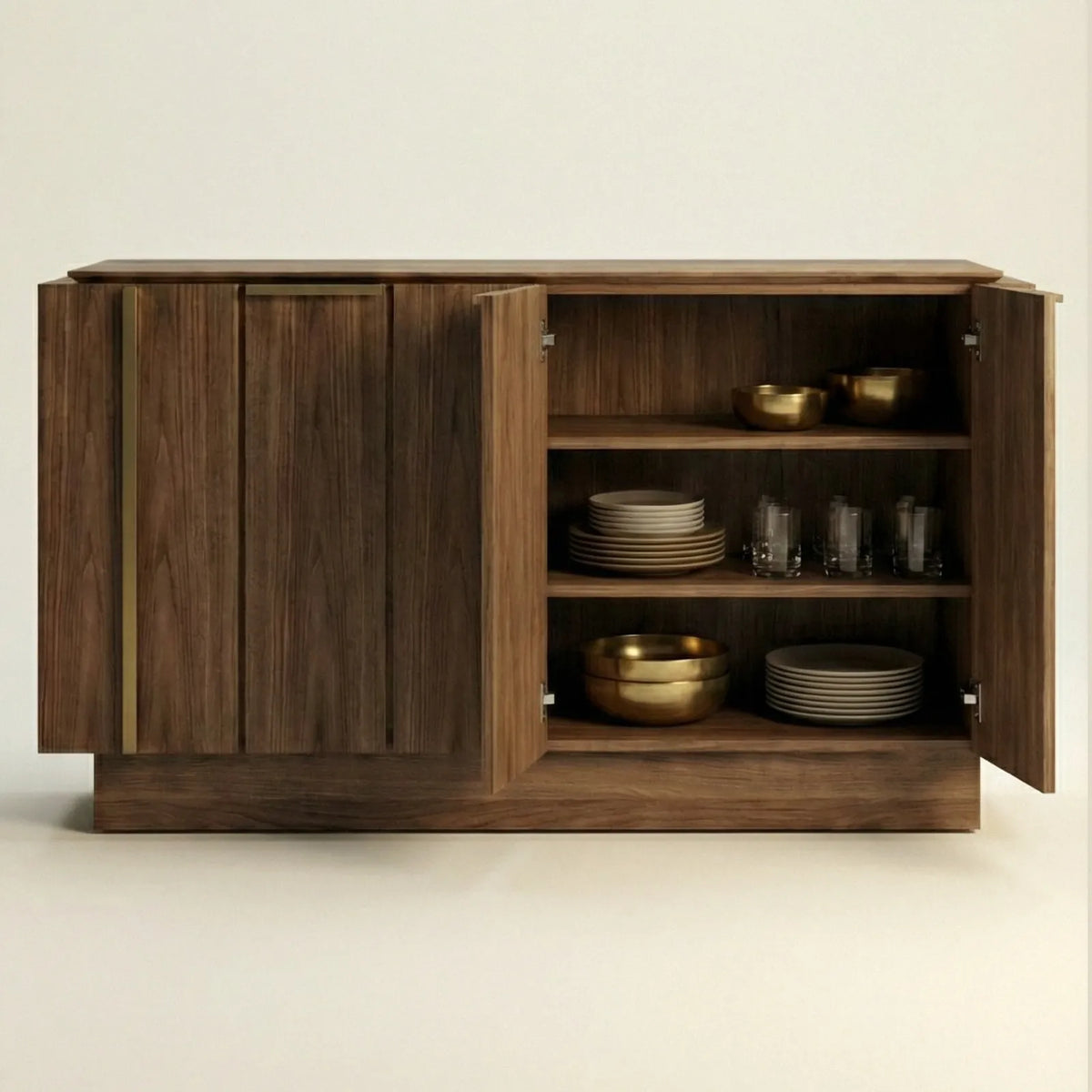 Buffet Catania – Credenza Monolítica en Parota