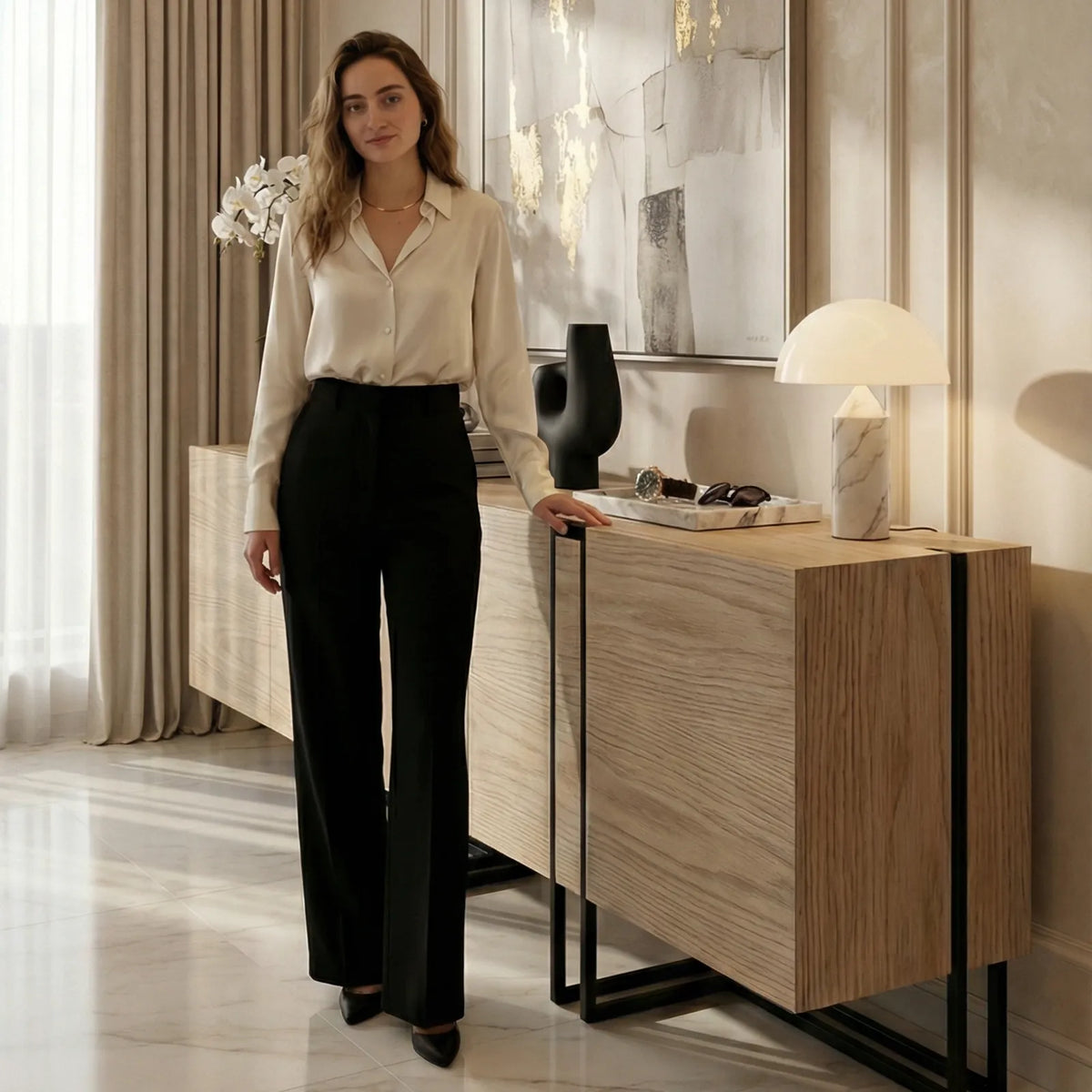 Buffet Bellini – Credenza Moderna en Encino Claro