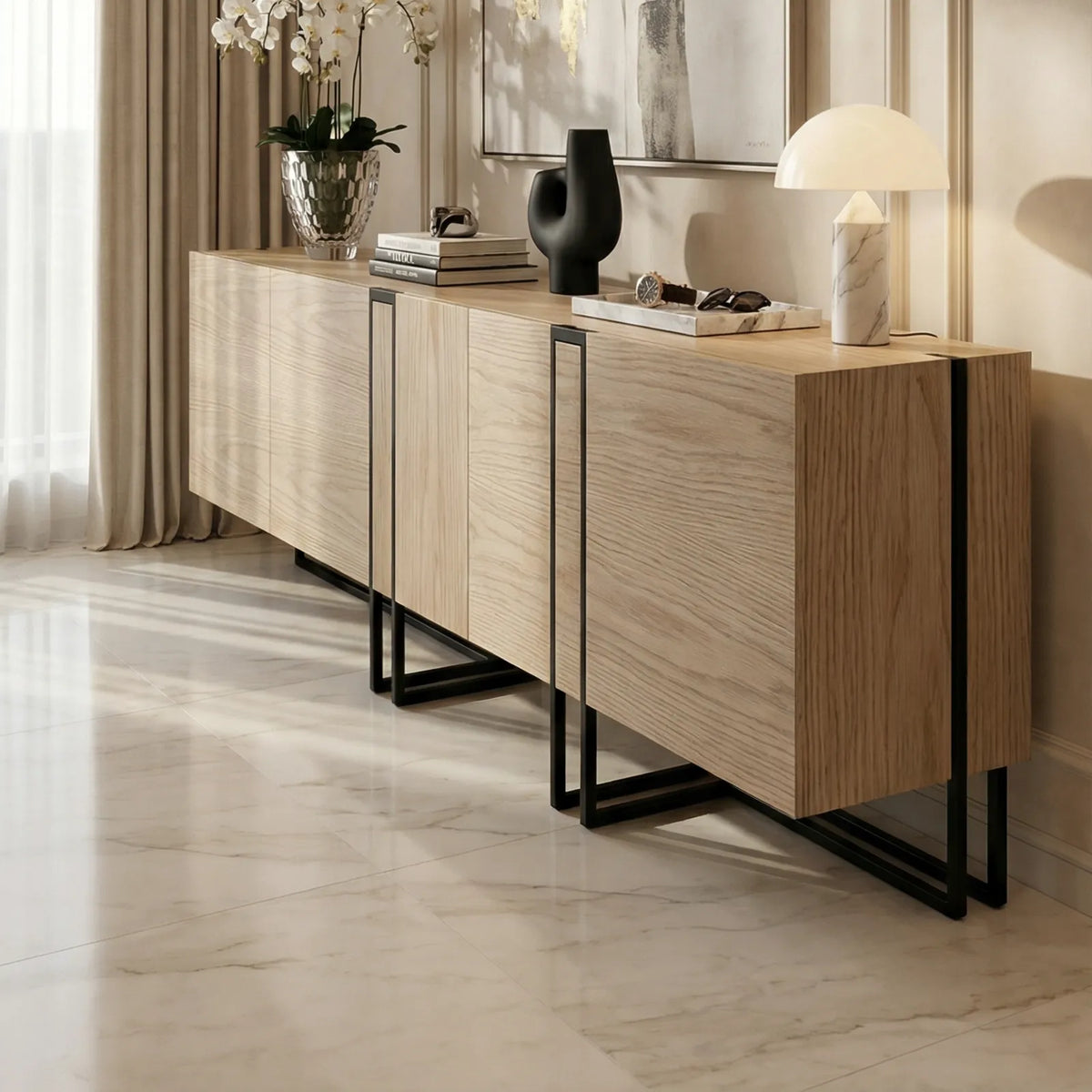 Buffet Bellini – Credenza Moderna en Encino Claro