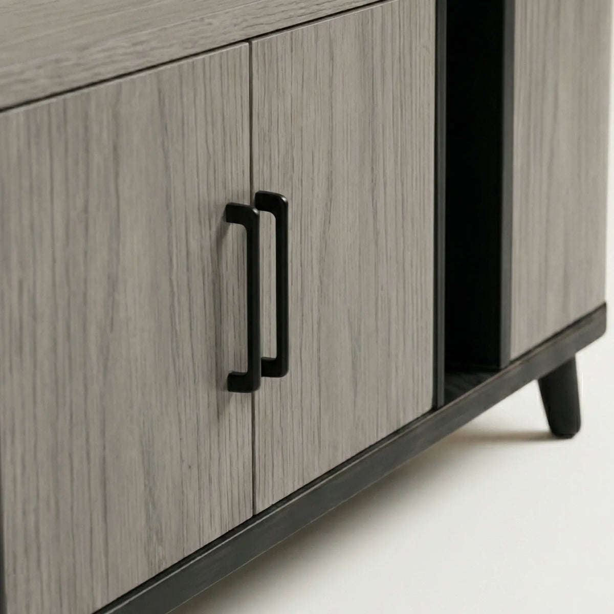 Buffet Savona – Credenza en Encino Gris Moderna