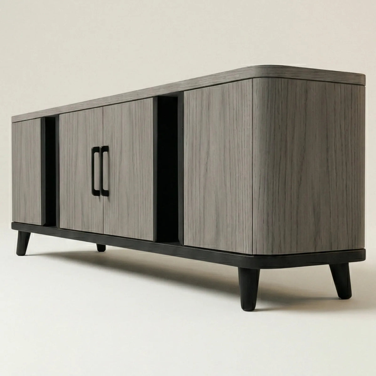 Buffet Savona – Credenza en Encino Gris Moderna