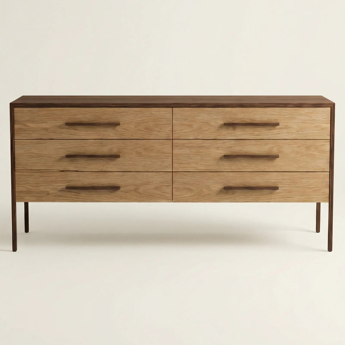 Buffet Lecce – Credenza Minimalista en Encino Claro