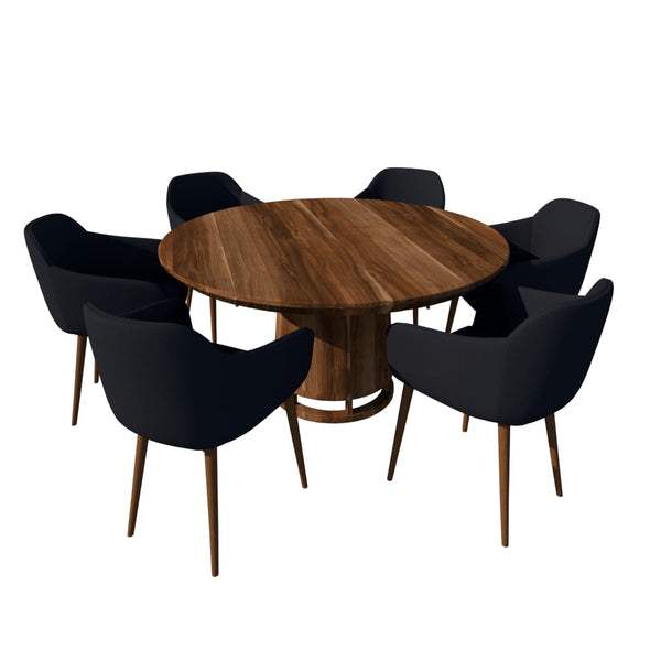 Comedor Milan · Pared Parota · Diseño Sofisticado