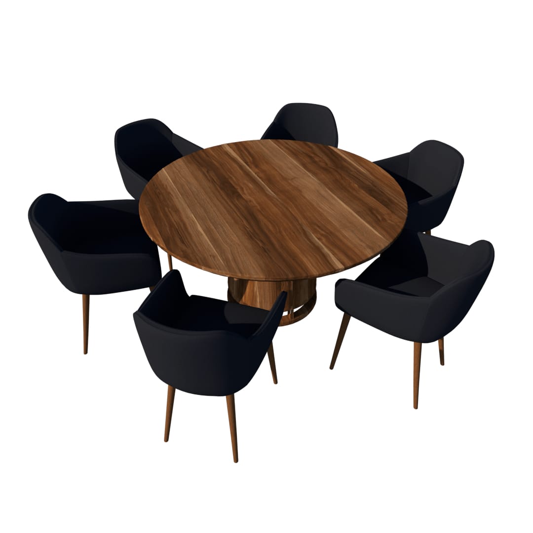 Comedor Milan · Pared Parota · Diseño Sofisticado