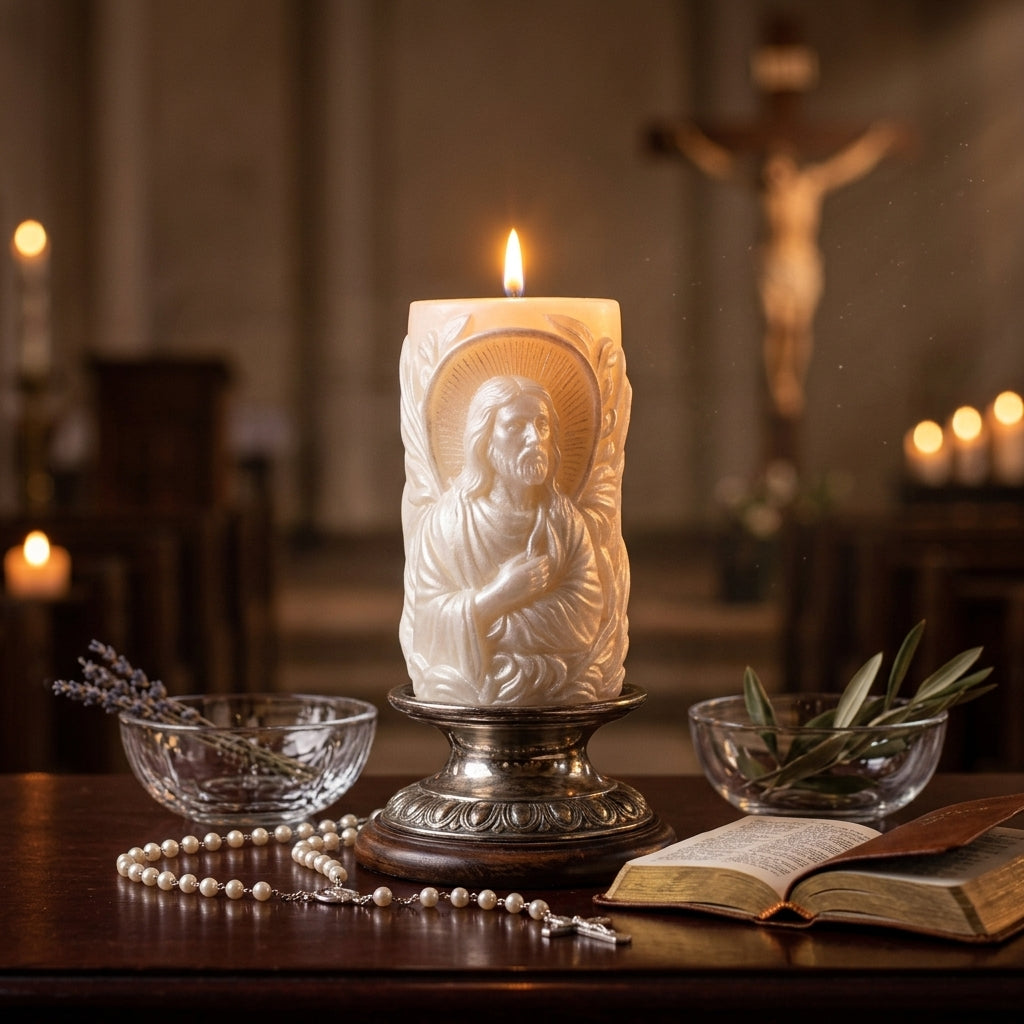 Vela decorativa mod. Sagrado Corazon