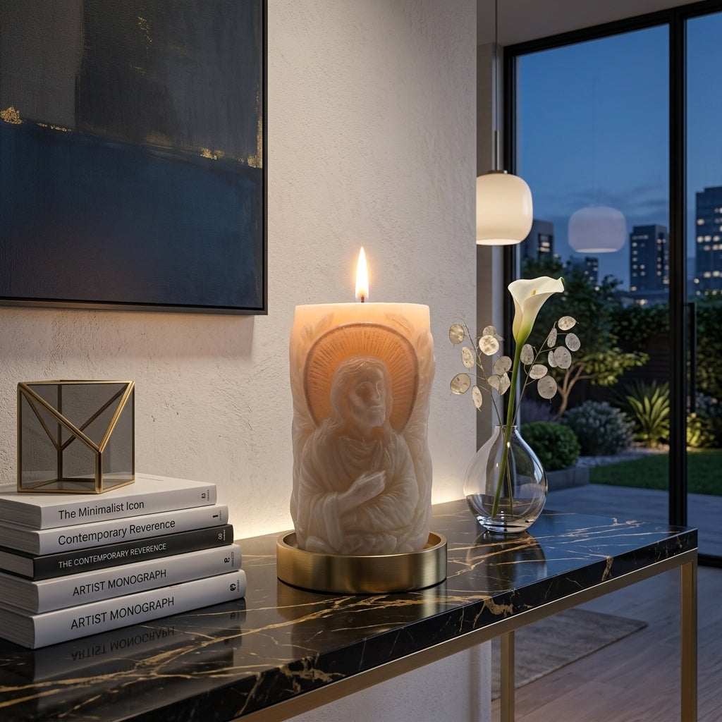 Vela decorativa mod. Sagrado Corazon