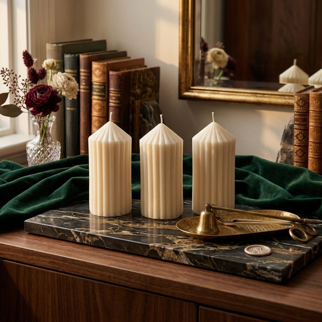 Velas Decorativas 3 pzas mod. Magos