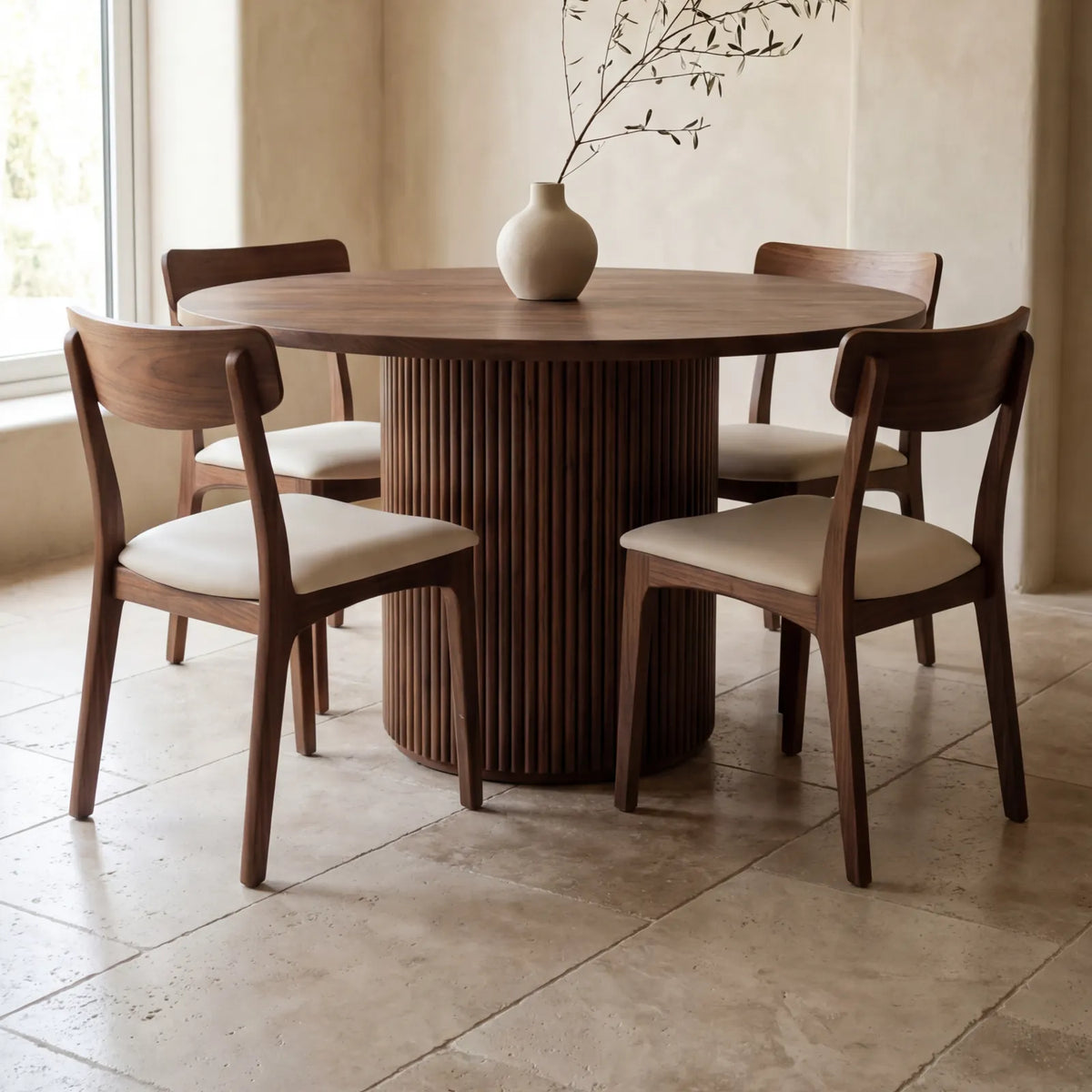 Comedor Altesse en Madera Sólida · Escultural