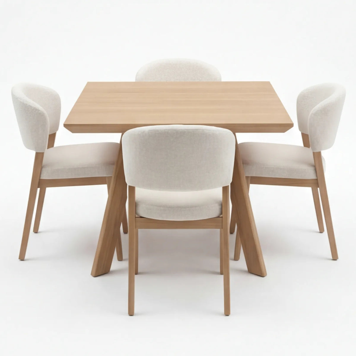 Comedor Elara en Encino y Madera Sólida · Punto Focal Arquitectónico