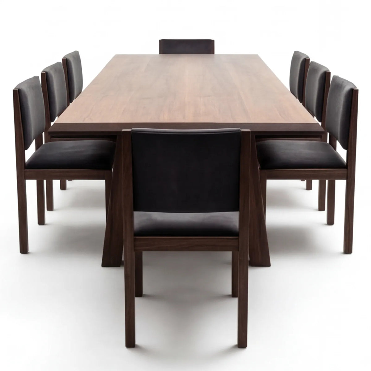 Comedor Hester en Nogal · Escultural