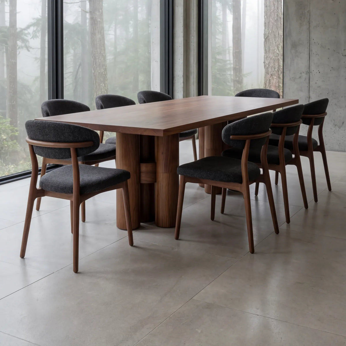 Silla Levato en Madera Sólida · Escultural