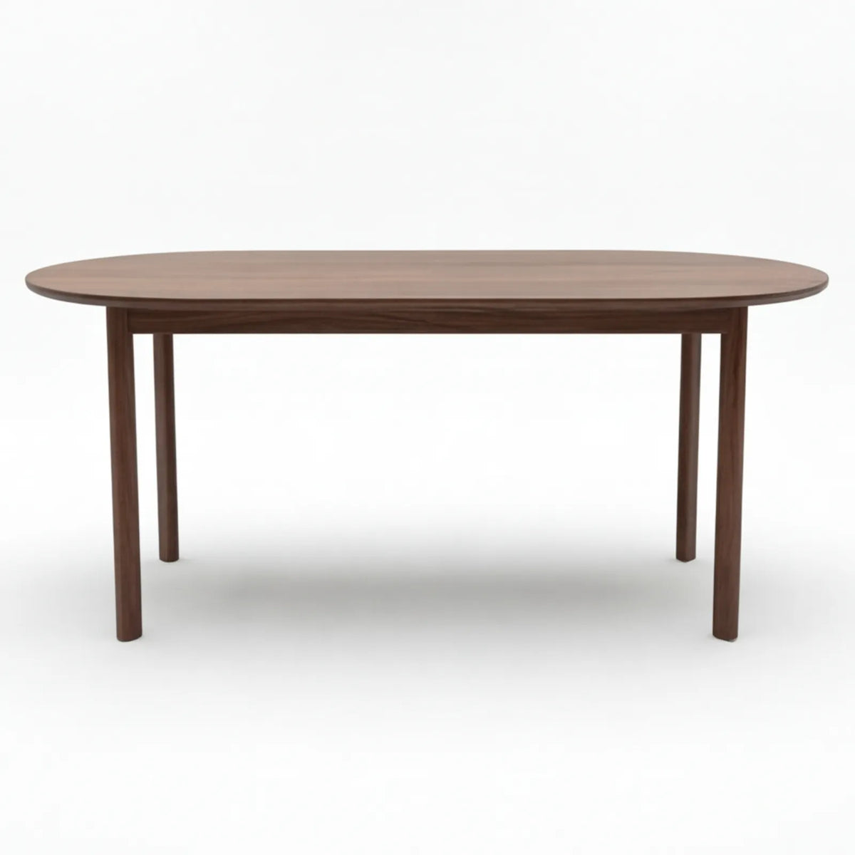 Mesa de Comedor Maren para 6 sillas en Nogal y Rosa Morada Sólida · Escultural