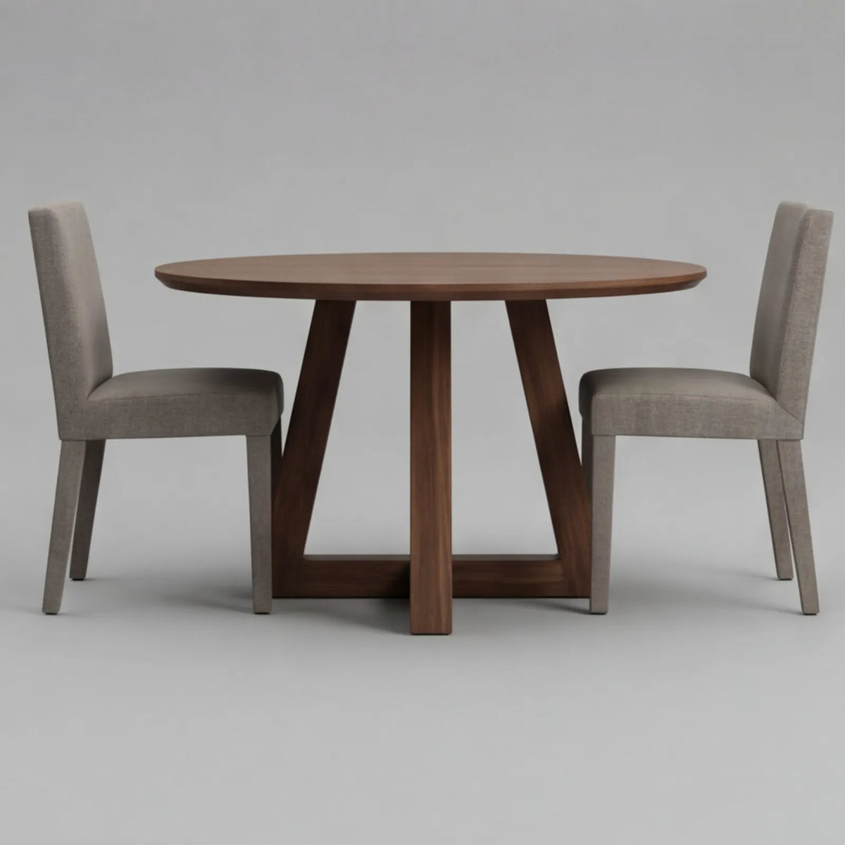 Comedor Nise en Nogal y Madera Sólida · Presencia Arquitectónica