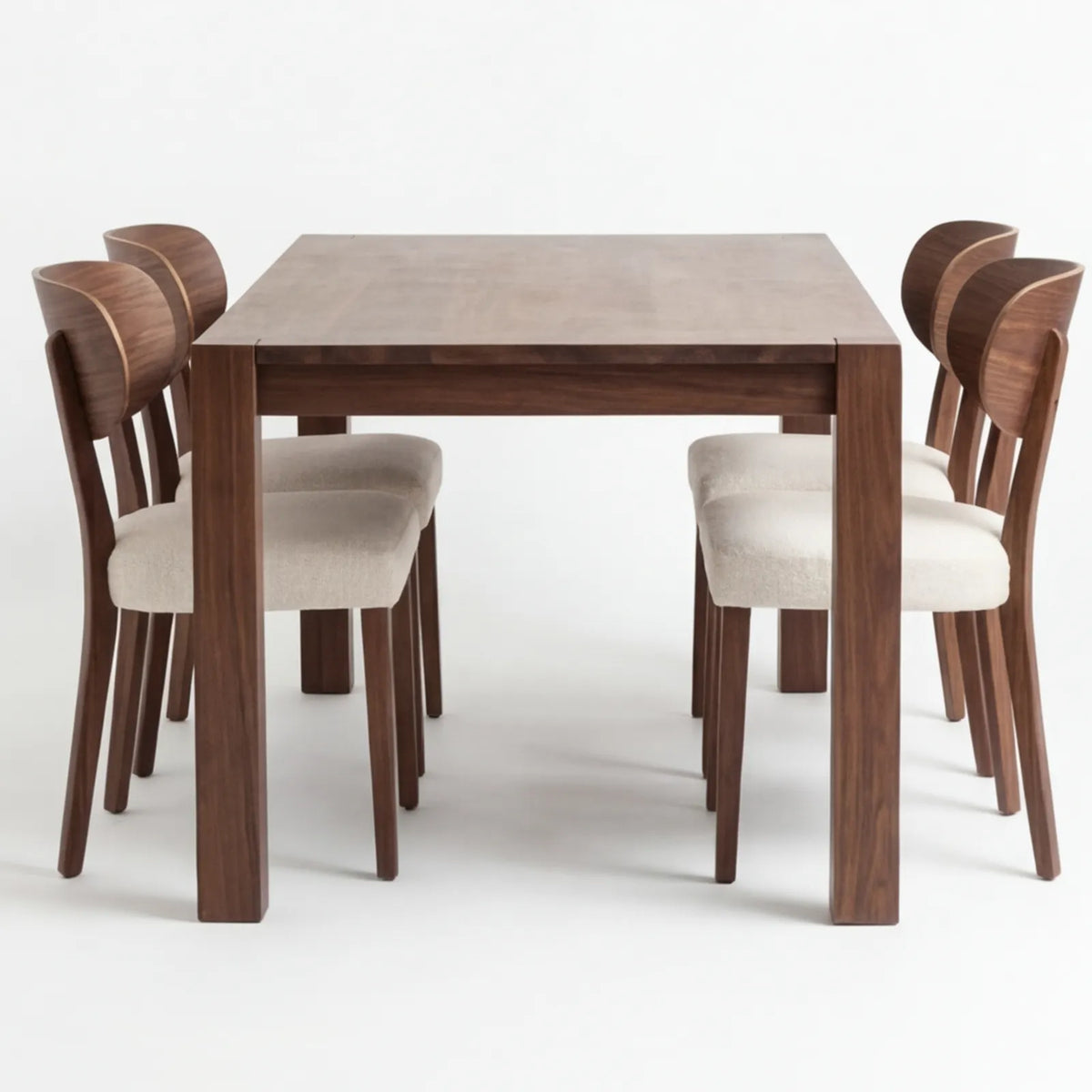 Comedor Novaro en Nogal y Madera Sólida · Arquitectónico