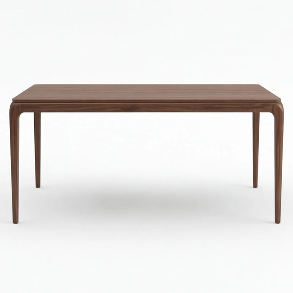 Mesa de Comedor Orizzonte para 8 sillas en Nogal y Rosa Morada · Escultural