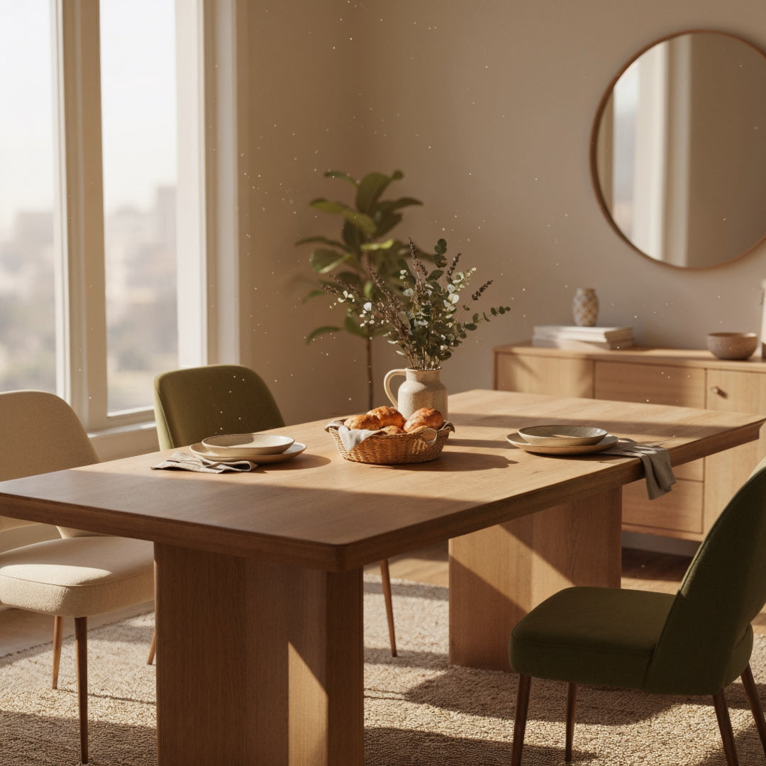 Comedor Parota Sereno · Elegancia Moderna