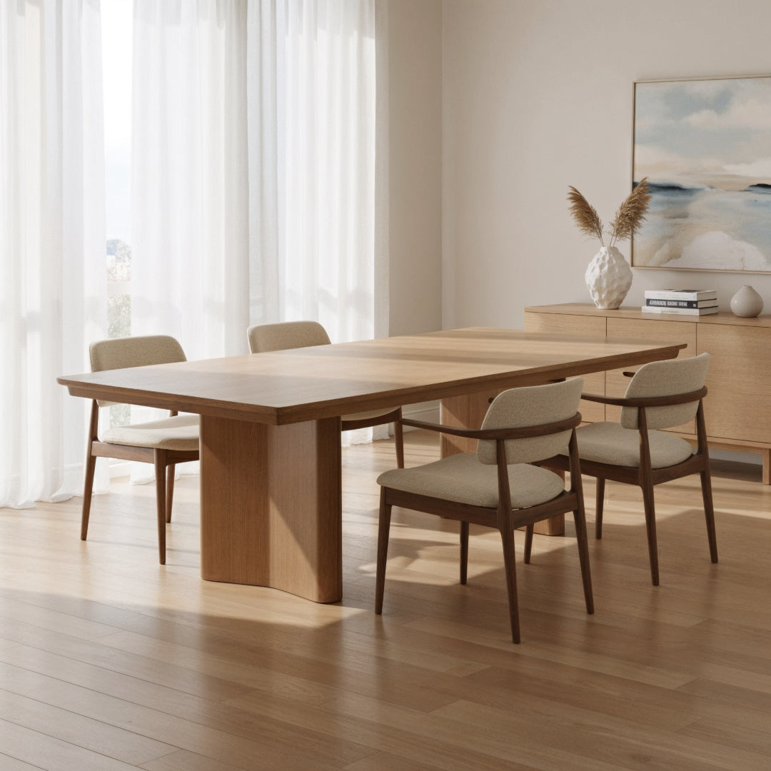 Comedor Parota Sereno · Elegancia Moderna