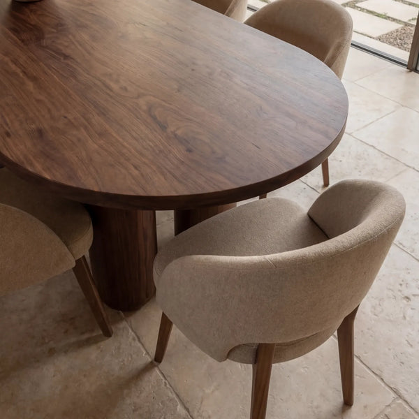 Mesa de Comedor Vanguard para 10 sillas en Nogal · Escultural - vista alternativa