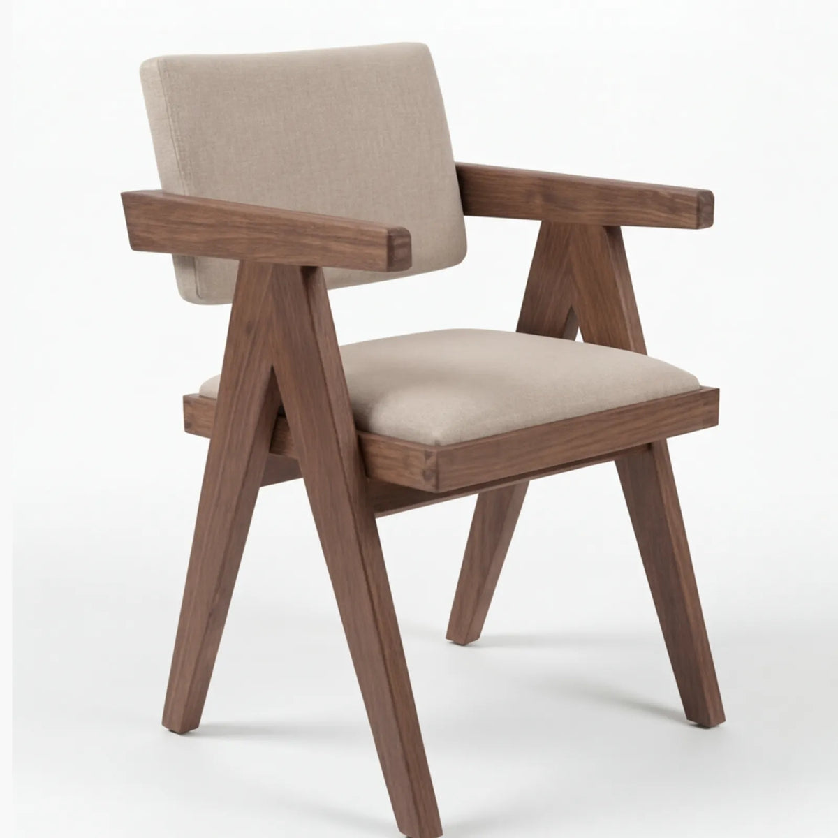 Conjunto de Comedor Quorum en Nogal y Madera Sólida · Diseño Arquitectónico