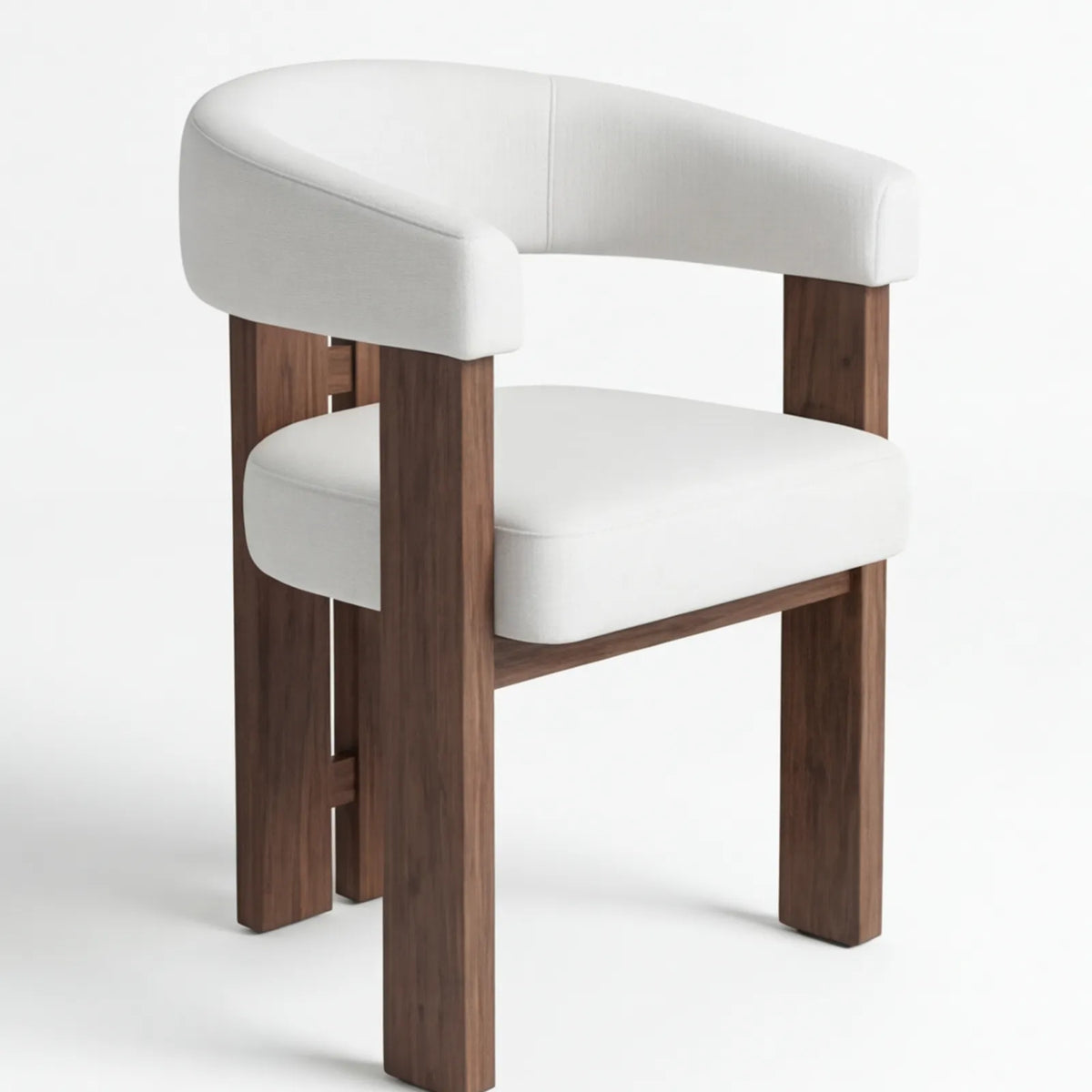 Conjunto de Comedor Zafiro en Nogal con sillas en madera sólida · Escultural