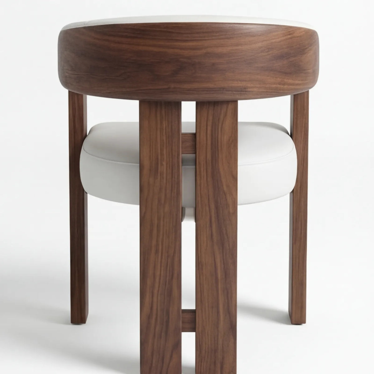 Conjunto de Comedor Zafiro en Nogal con sillas en madera sólida · Escultural