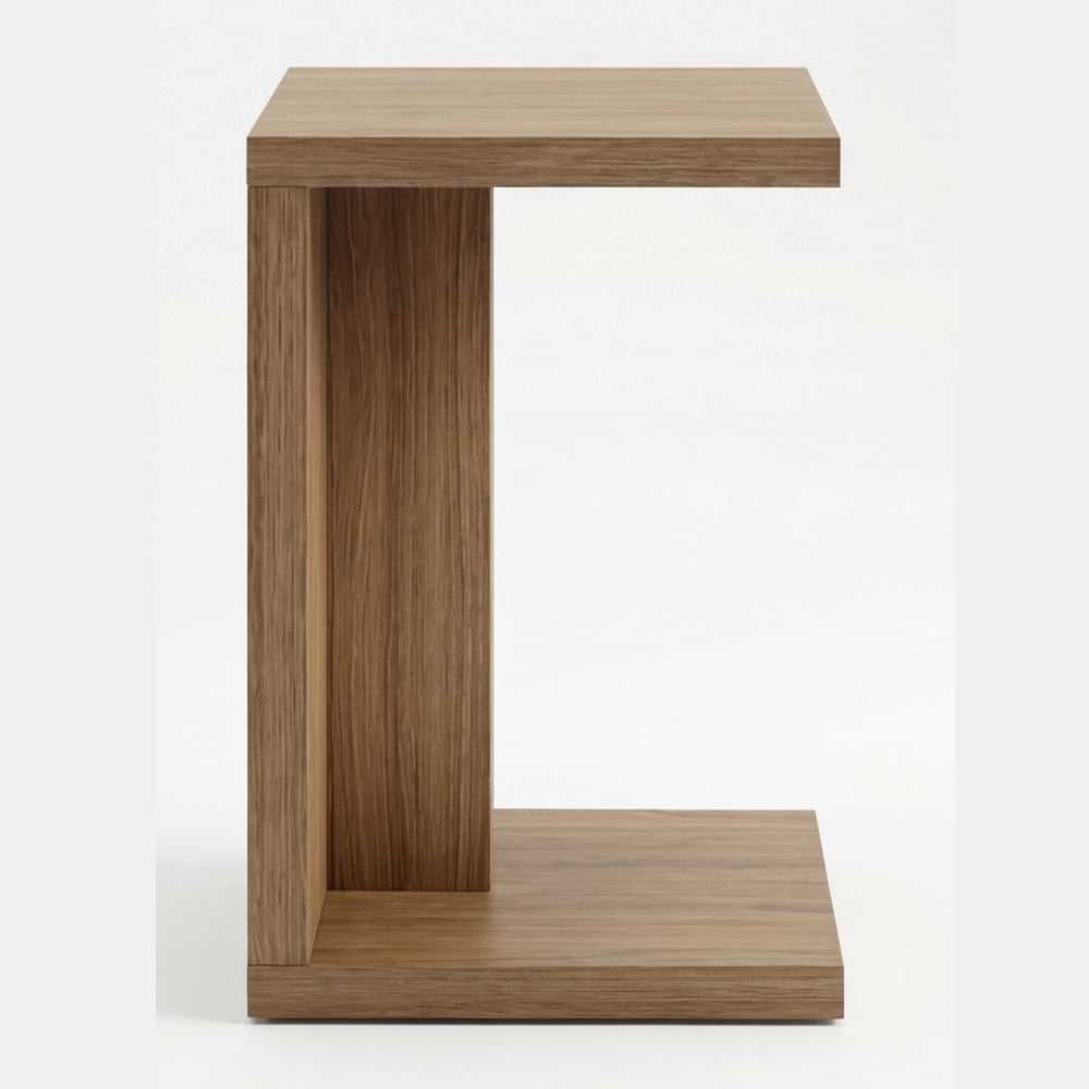 Mesa Lateral C en Madera Natural · Arquitectónico