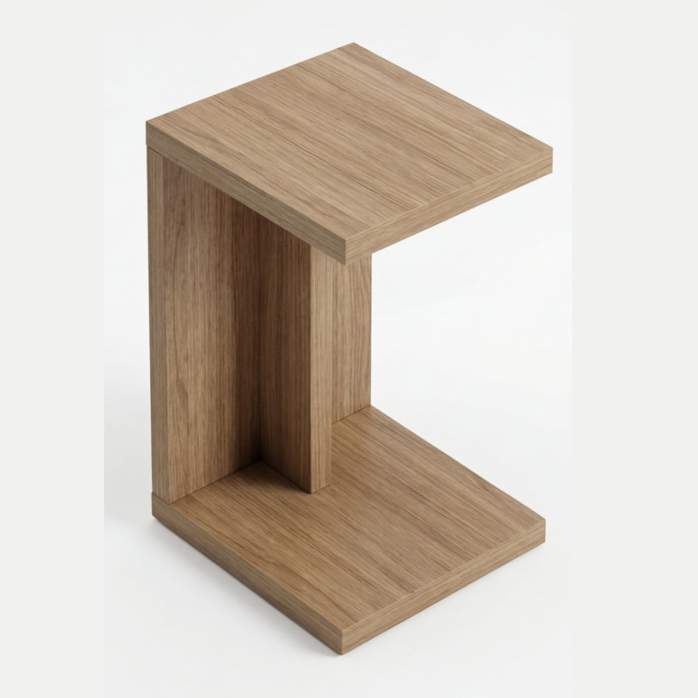 Mesa Lateral C en Madera Natural · Arquitectónico