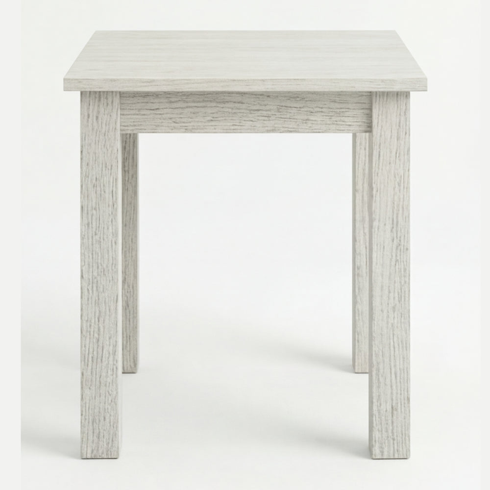 Mesa Lateral Escandinavo en Madera Natural · Escultural