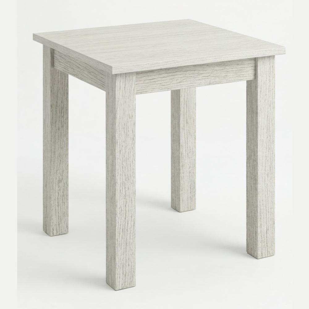 Mesa Lateral Escandinavo en Madera Natural · Escultural