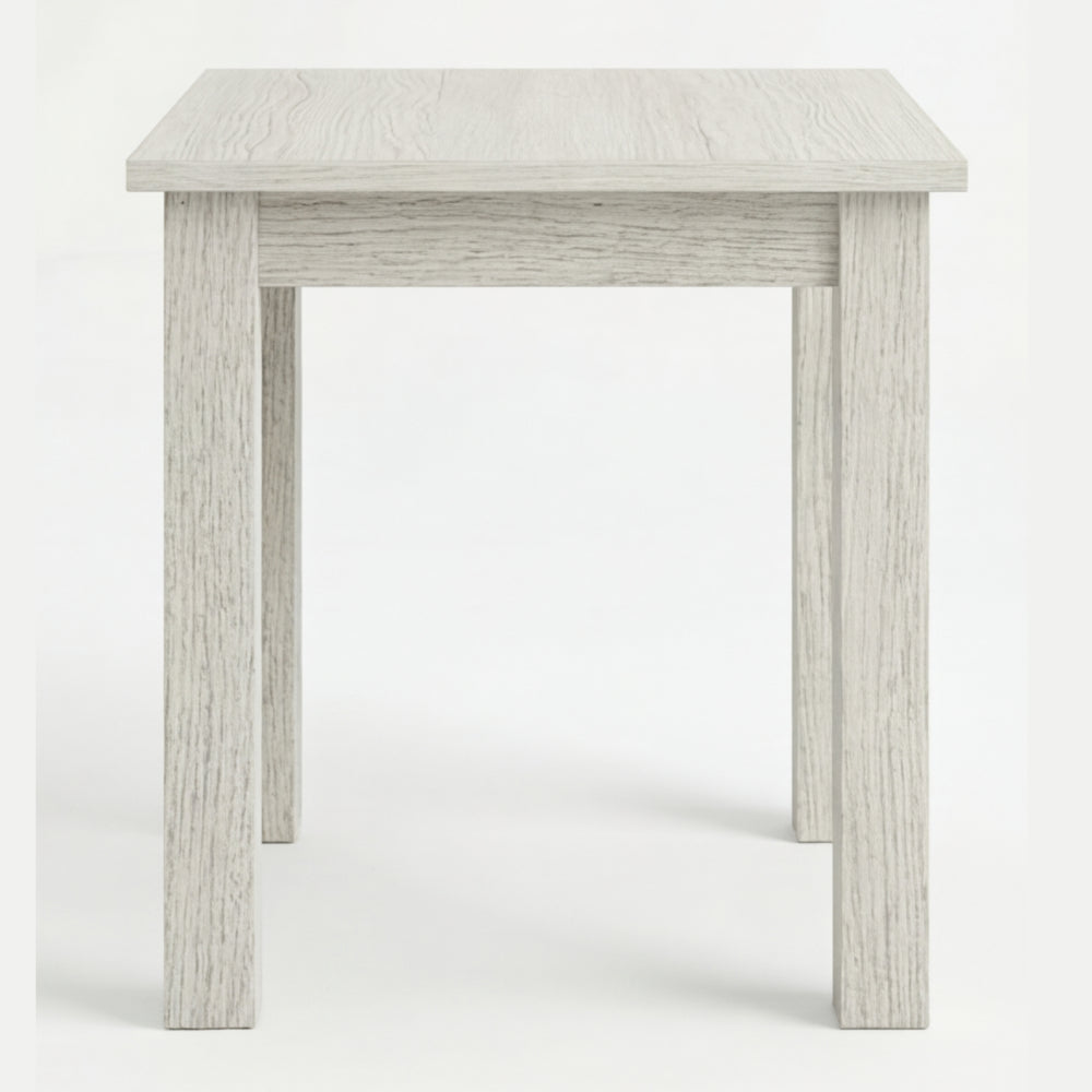 Mesa Lateral Escandinavo en Madera Natural · Escultural