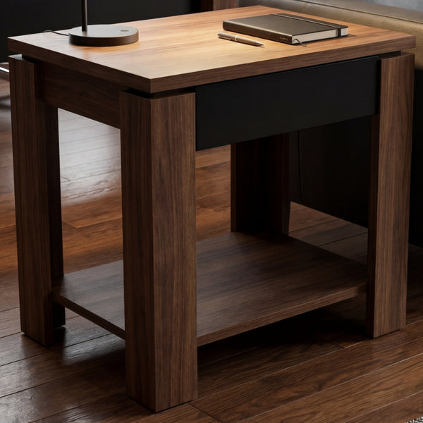Mesa Lateral en Nogal Americano · Arquitectónico