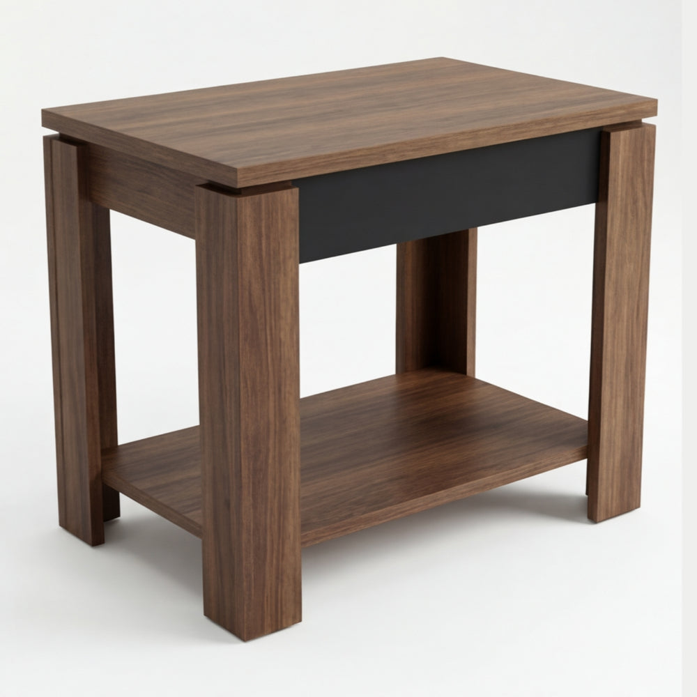 Mesa Lateral en Nogal Americano · Arquitectónico