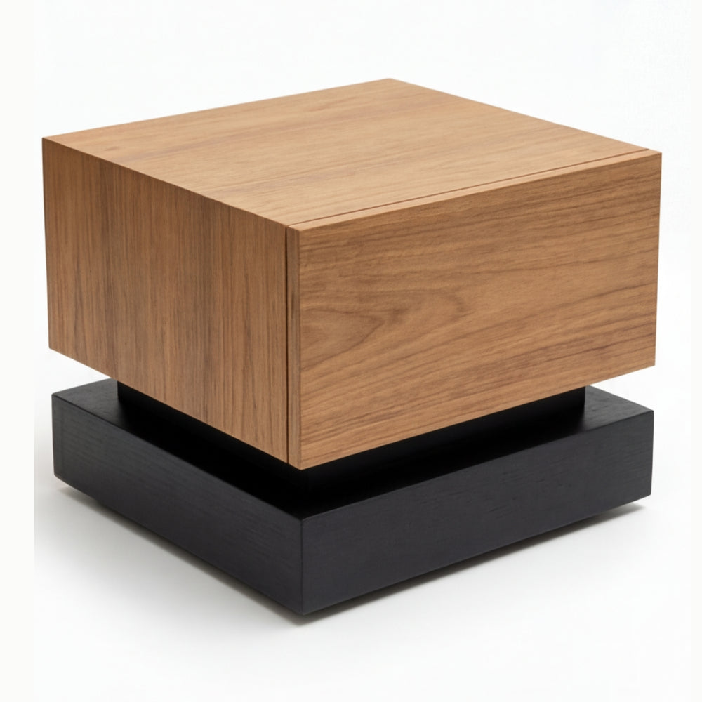 Buró Kube en Madera Natural · Arquitectónico