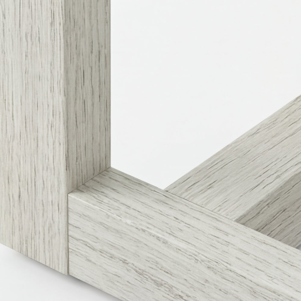 Mesa Lateral Fjord en Madera Natural · Escultural