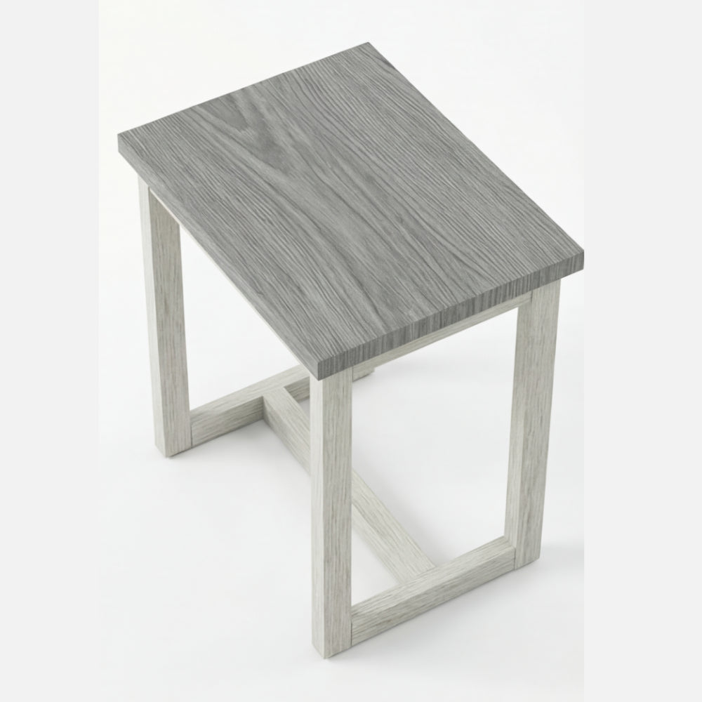 Mesa Lateral Fjord en Madera Natural · Escultural
