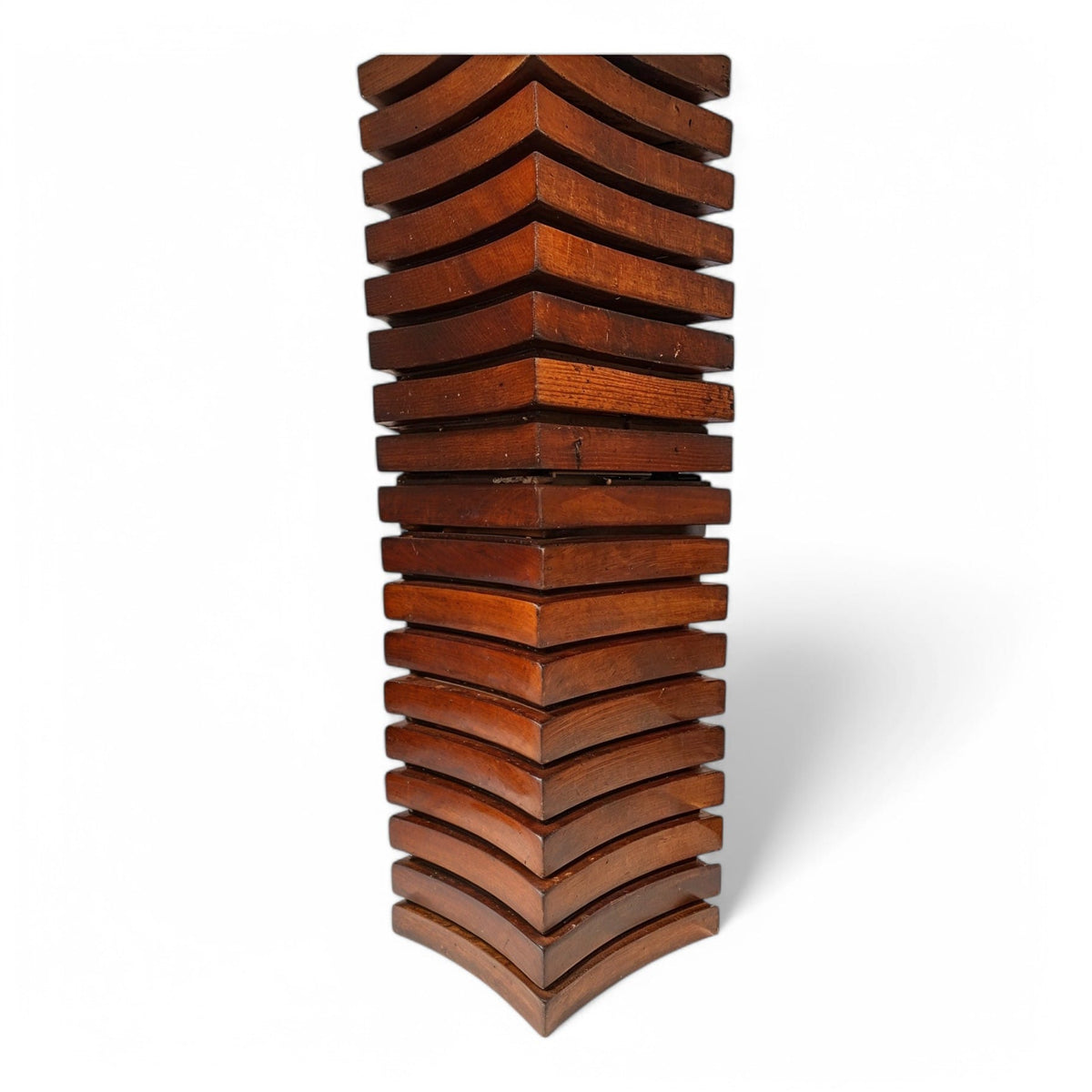 Escultura Premium Obelisk · Parota Maciza Natural